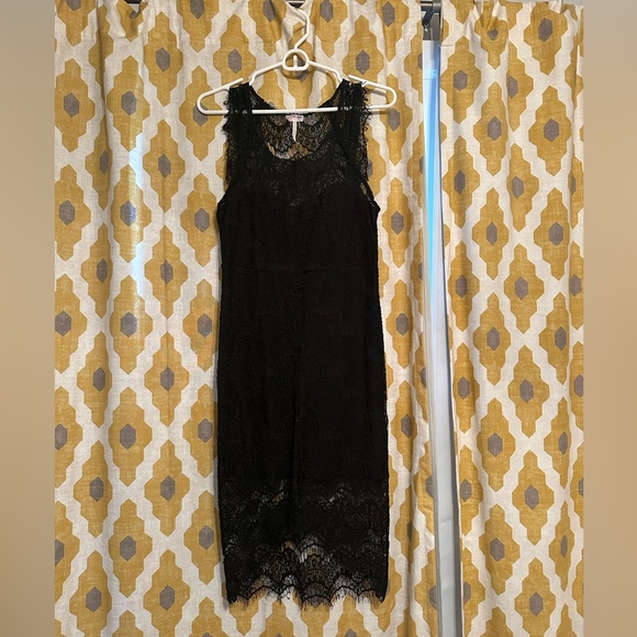 Free People Black Lace Dress - Picture 2 of 3